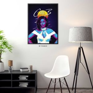 Cardi B Poster Music Wall Art Print (18x24)